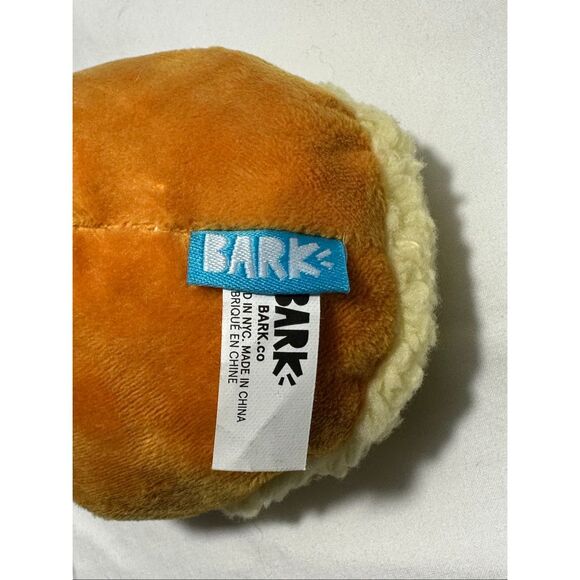 Bark Box Dog Bark Chunky One Chompers Loaded Puptato Skin Yellow Tan Dog Toy Si - Picture 3 of 5